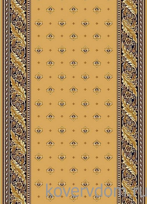 Ковровая дорожка в кабинет или бильярдную 40043-01 светло-бежевая