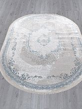 Ковер EFSAN L278A CREAM SHRINK / BLUE FDY Овал