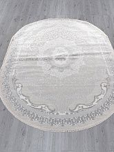 Ковер EFSAN Q010A CREAM SHRINK / GREY FDY Овал